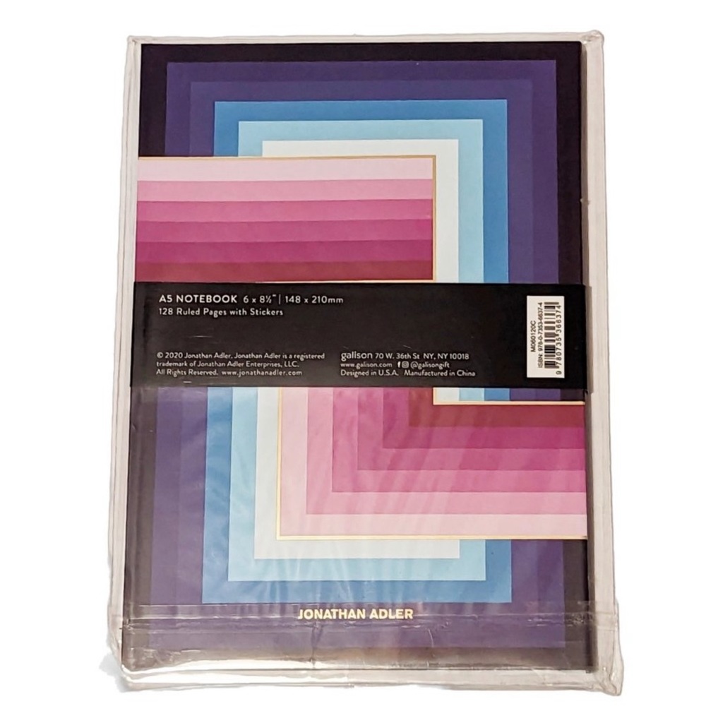 Jonathan Adler‎ Notebook Infinity Design Blank Journal A5 Pages New - Picture 2 of 6